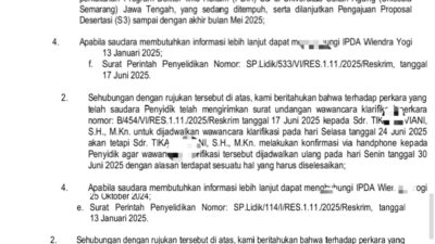 Oknum Notaris TS Kembali Mangkir dari Pemanggilan Polres Banjarnegara, Ada Apa Sebenarnya?