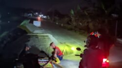 timbunan material proyek irigasi di Kincang kecamatan Rakit